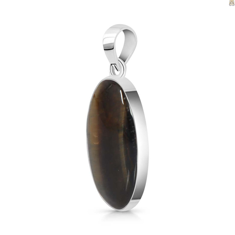 Blue Tiger Eye Pendant-SP