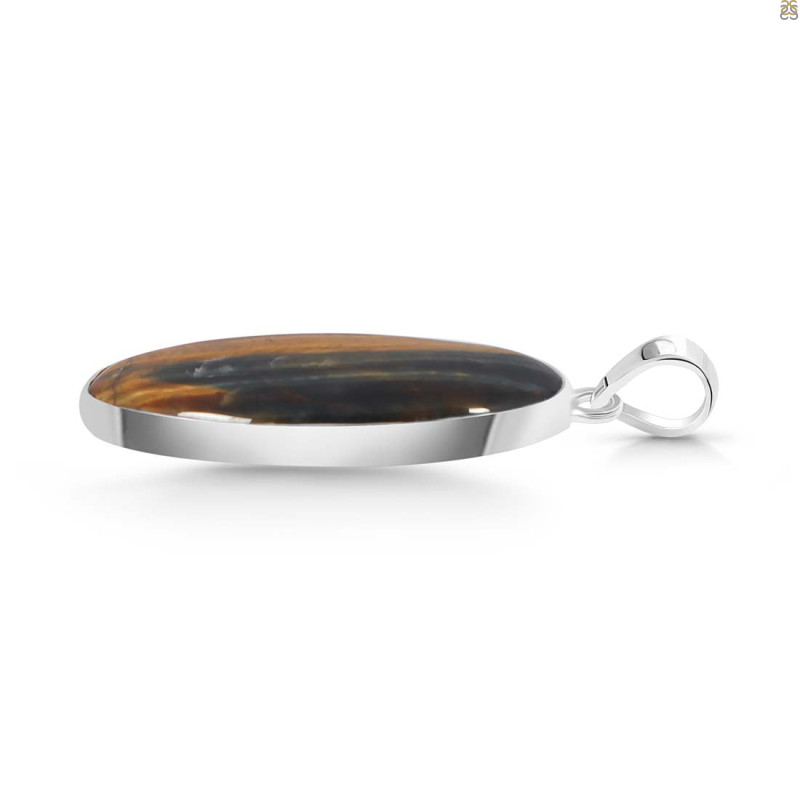 Blue Tiger Eye Pendant-SP BTE-1-46