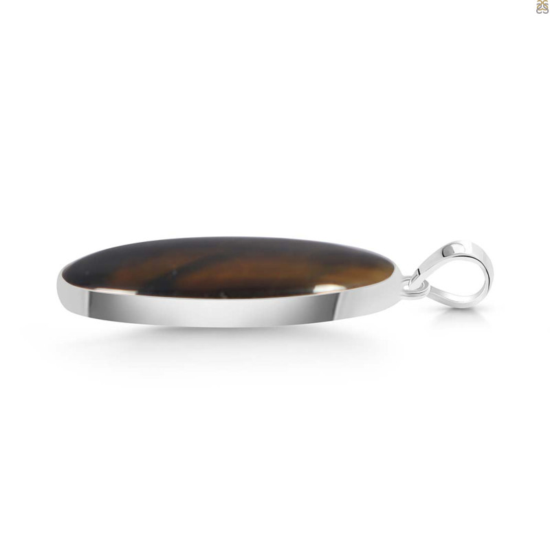 Blue Tiger Eye Pendant-SP BTE-1-56