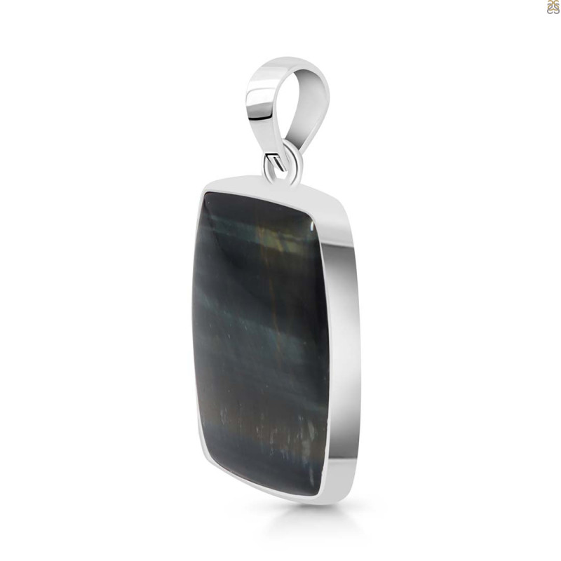 Blue Tiger Eye Pendant-SP