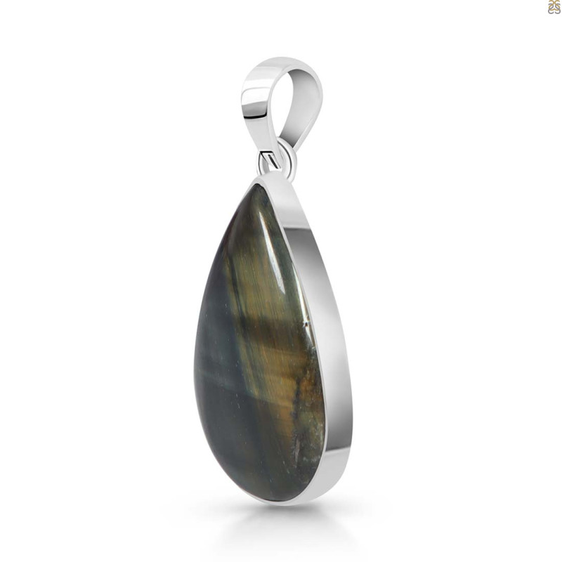 Blue Tiger Eye Pendant-SP