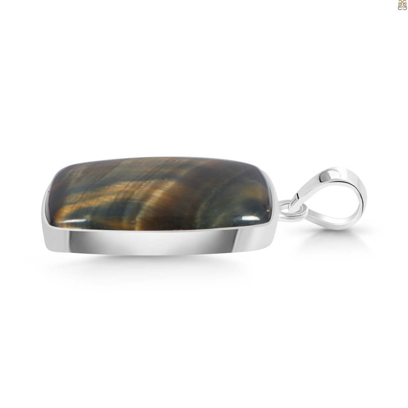 Blue Tiger Eye Pendant-SP BTE-1-70