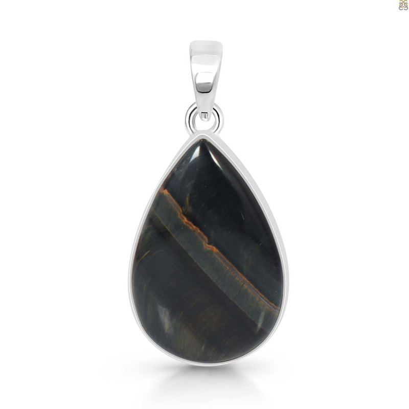 Blue Tiger Eye Pendant-SP BTE-1-74