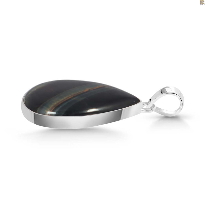 Blue Tiger Eye Pendant-SP BTE-1-74