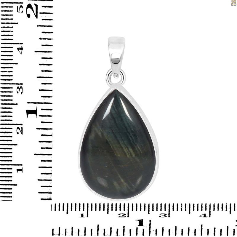Blue Tiger Eye Pendant-SP BTE-1-83