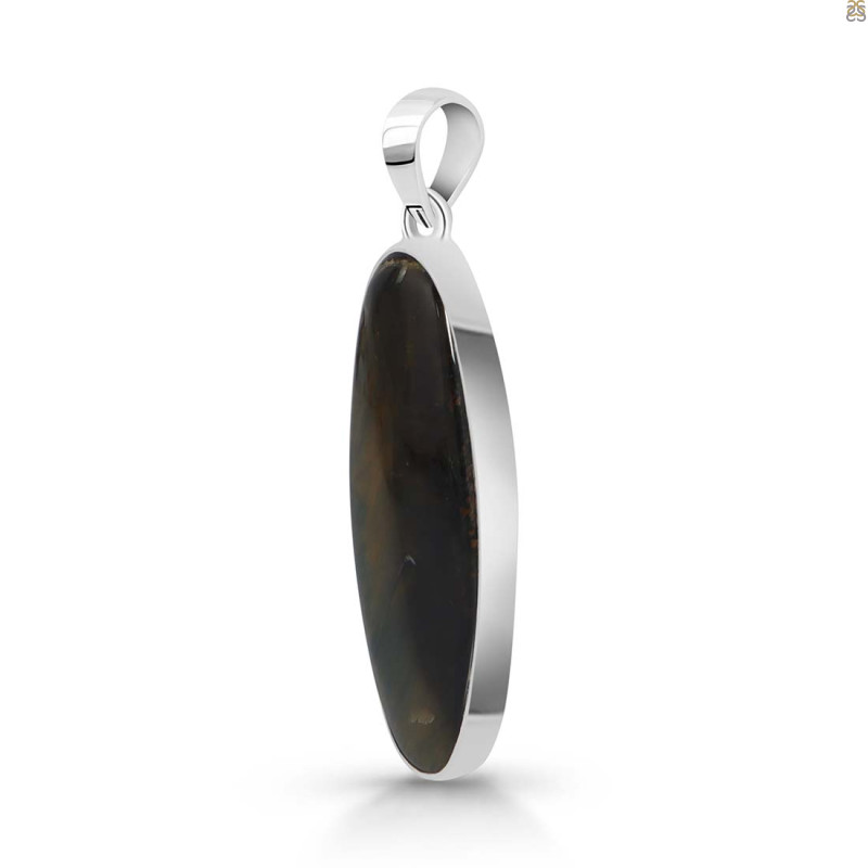 Blue Tiger Eye Pendant-SP