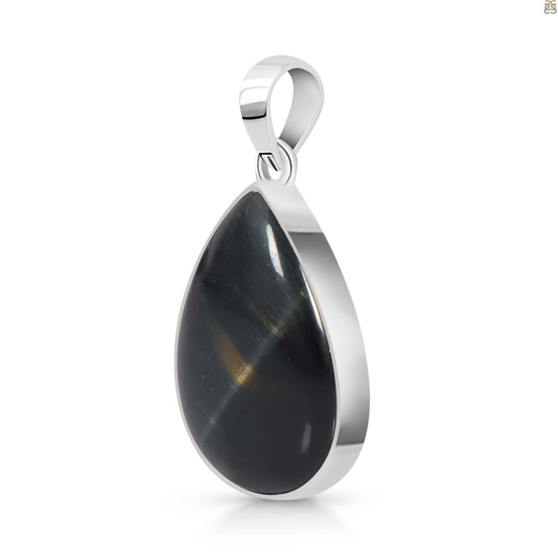 Blue Tiger Eye Pendant-SP