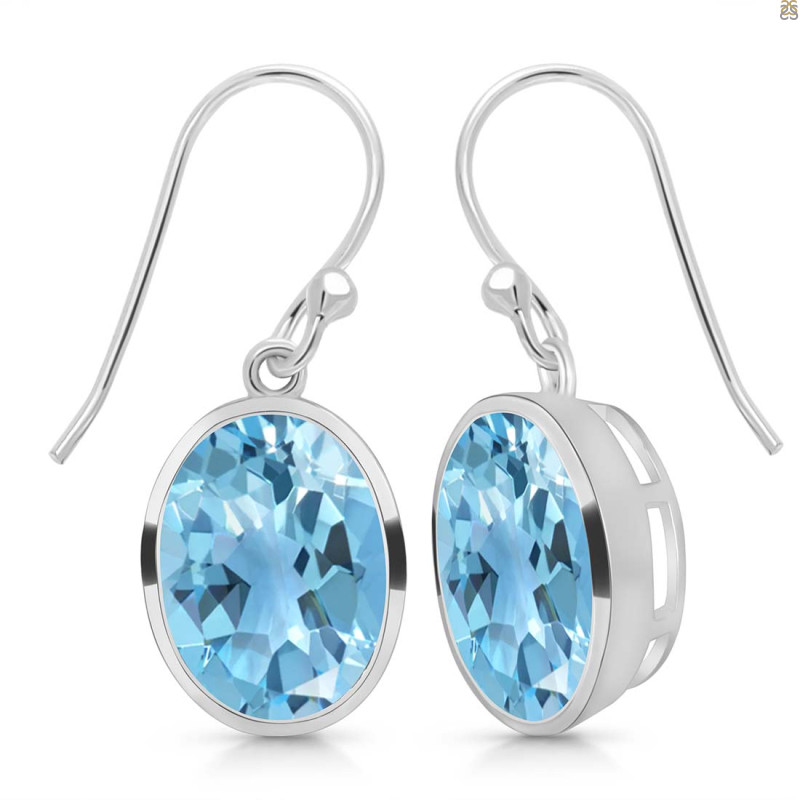 Blue Topaz Earring