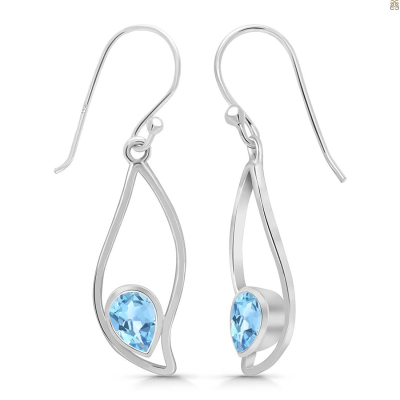 Blue Topaz Earring
