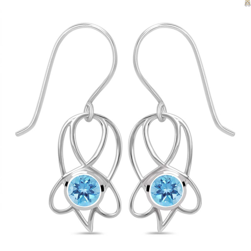 Blue Topaz Earring