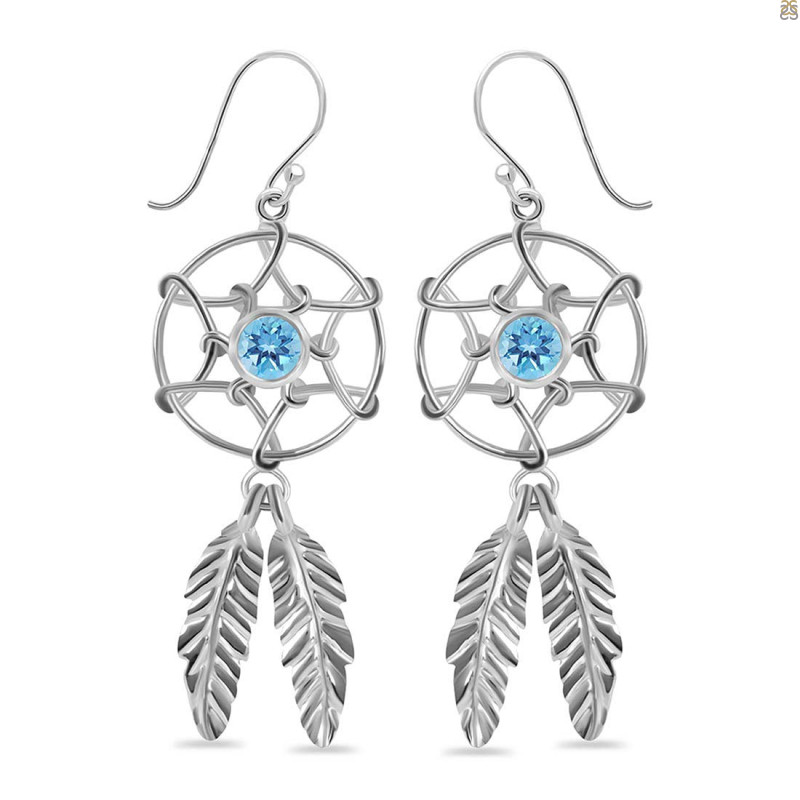 Blue Topaz Earring