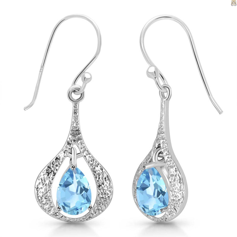 Blue Topaz Earring