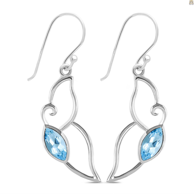Blue Topaz Earring