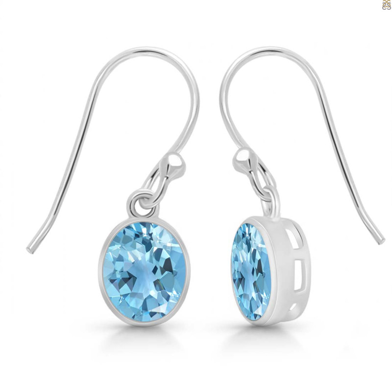 Blue Topaz Earring