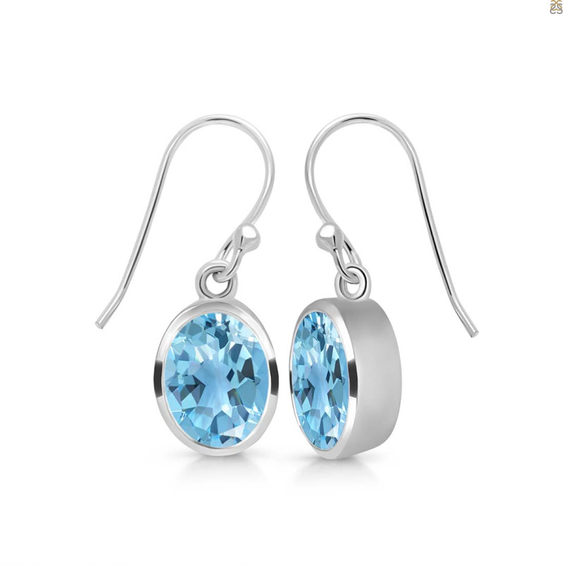 Blue Topaz Earring