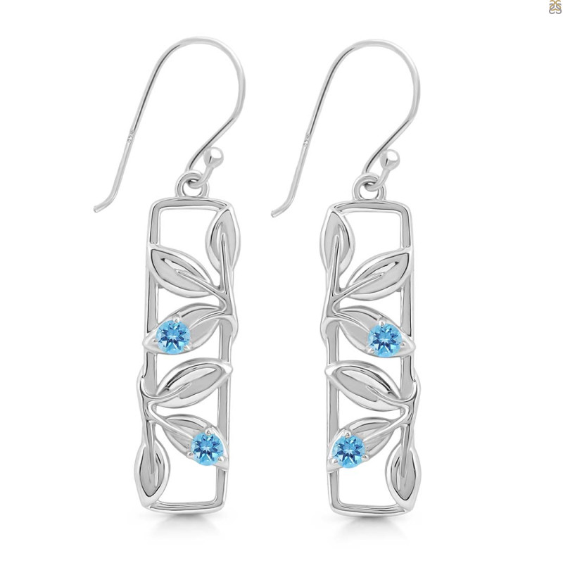 Blue Topaz Earring