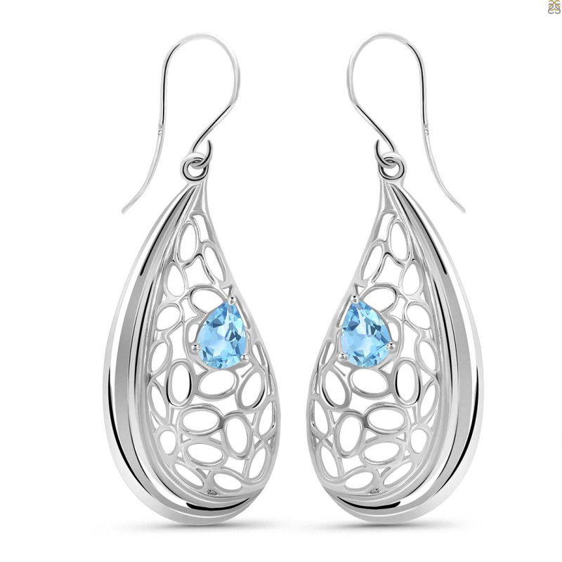 Blue Topaz Earring