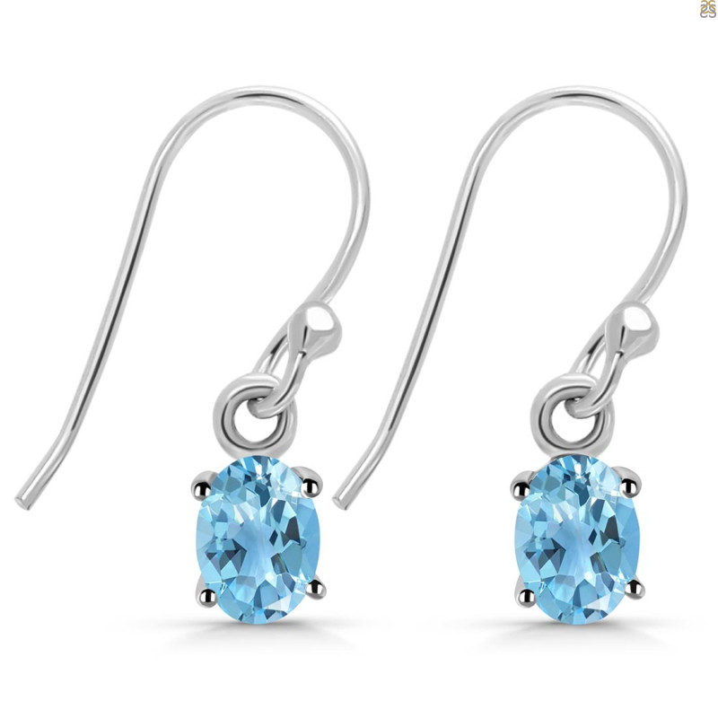 Blue Topaz Earring