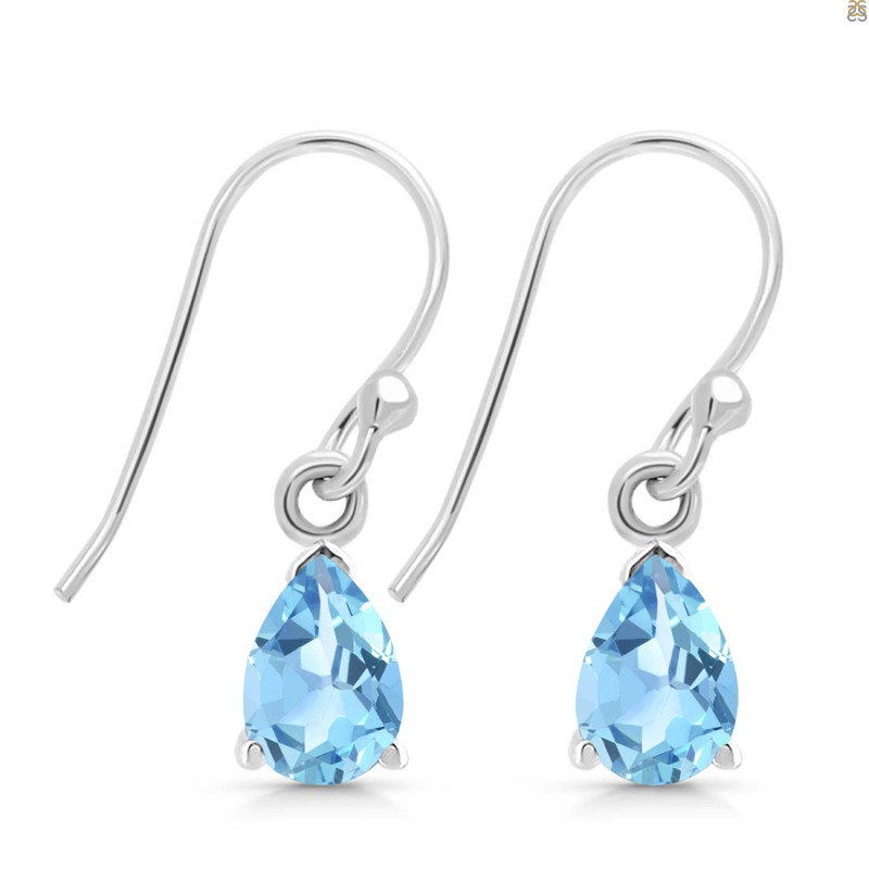 Blue Topaz Earring BTZ-RDE-676.