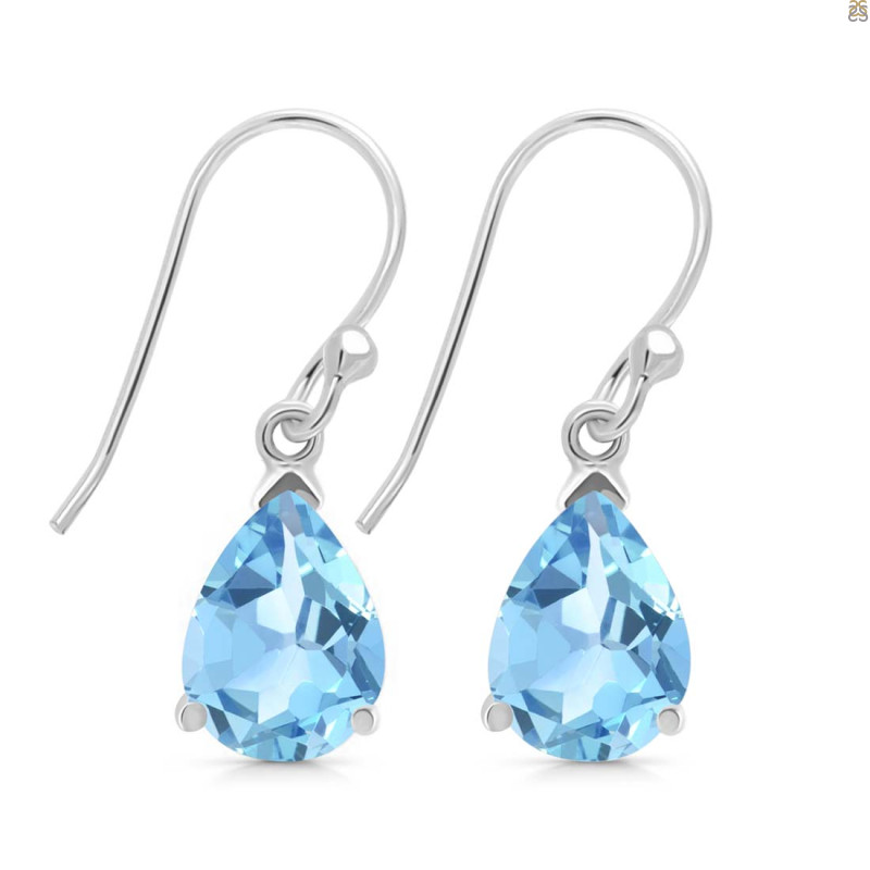 Blue Topaz Earring BTZ-RDE-677.