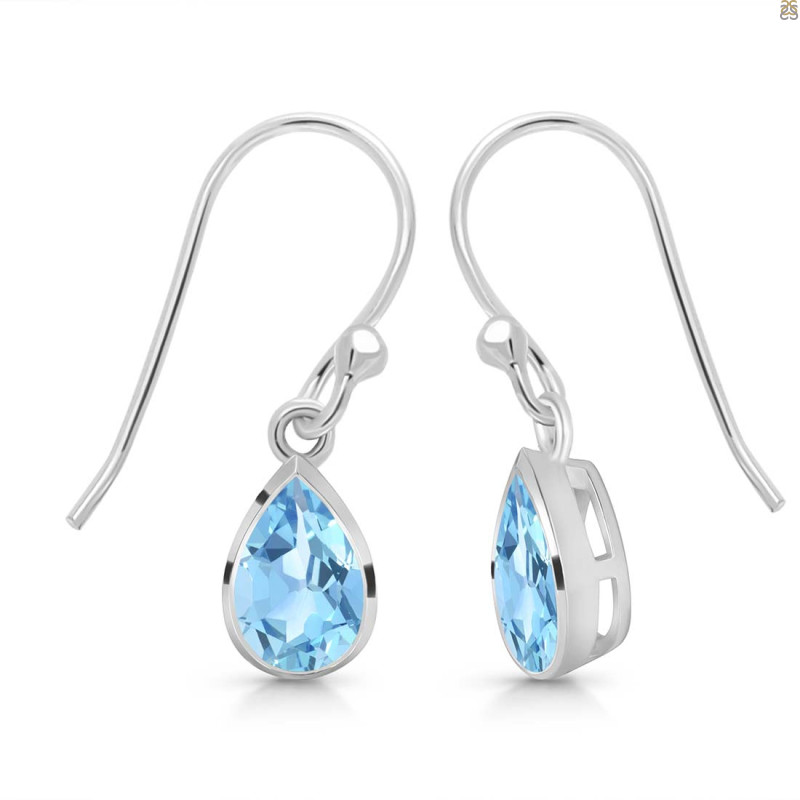 Blue Topaz Earring
