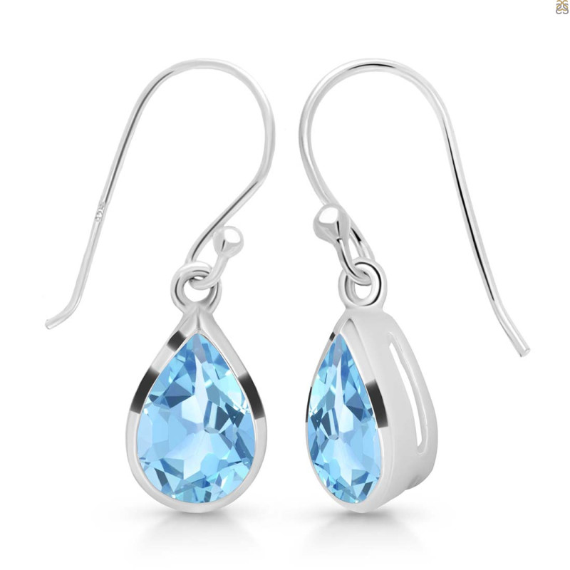 Blue Topaz Earring