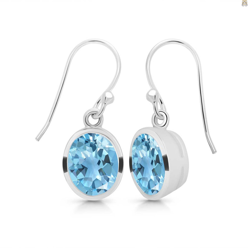 Blue Topaz Earring