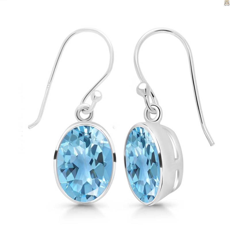 Blue Topaz Earring