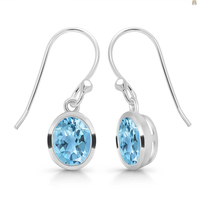 Blue Topaz Earring