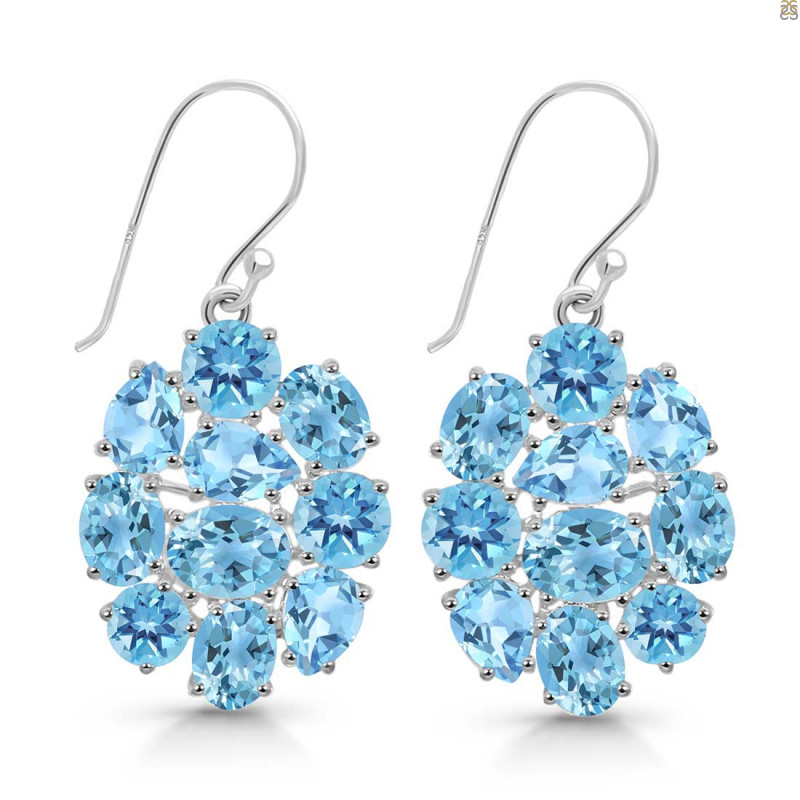 Blue Topaz Earring