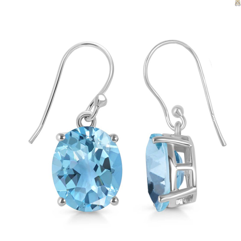 Blue Topaz Earring