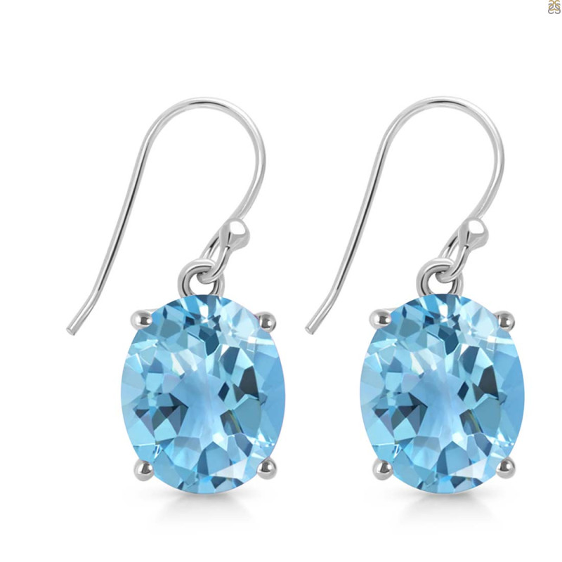 Blue Topaz Earring BTZ-RDE-868.