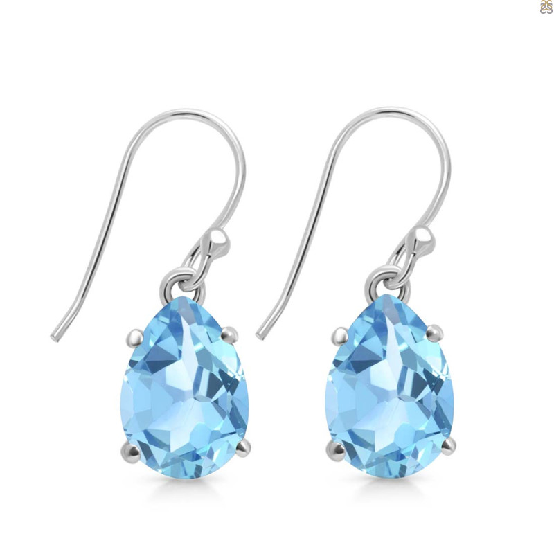 Blue Topaz Earring BTZ-RDE-869.