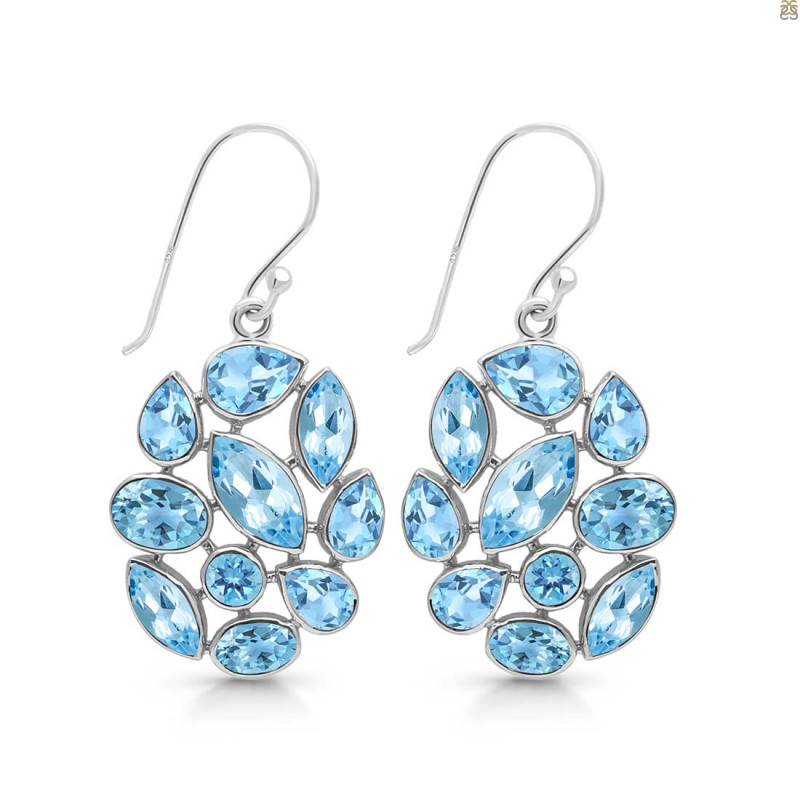 Blue Topaz Earring