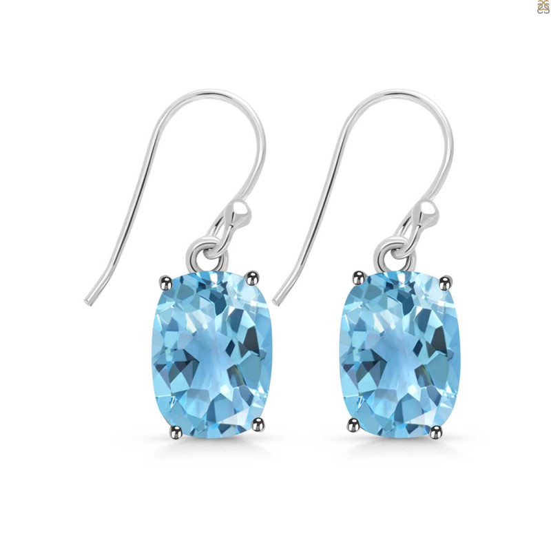 Blue Topaz Earring BTZ-RDE-978.