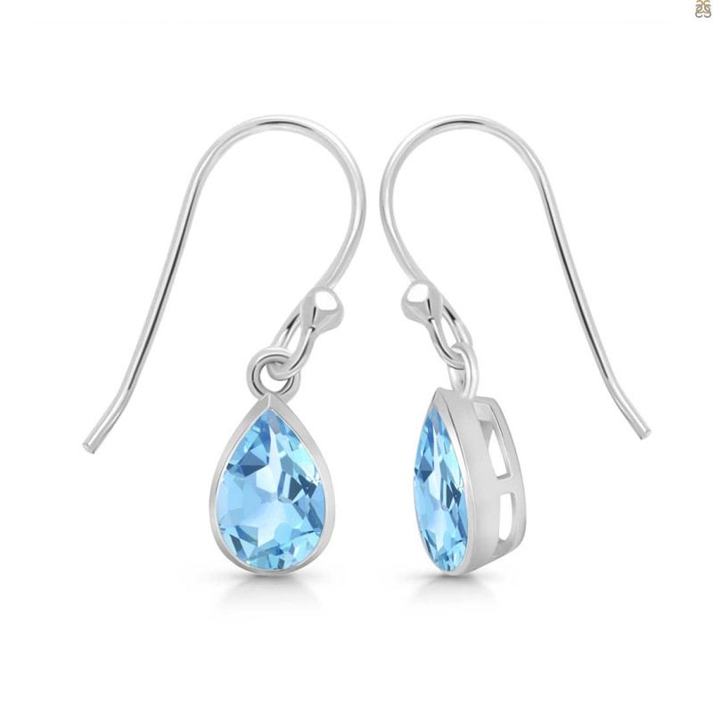 Blue Topaz Earring