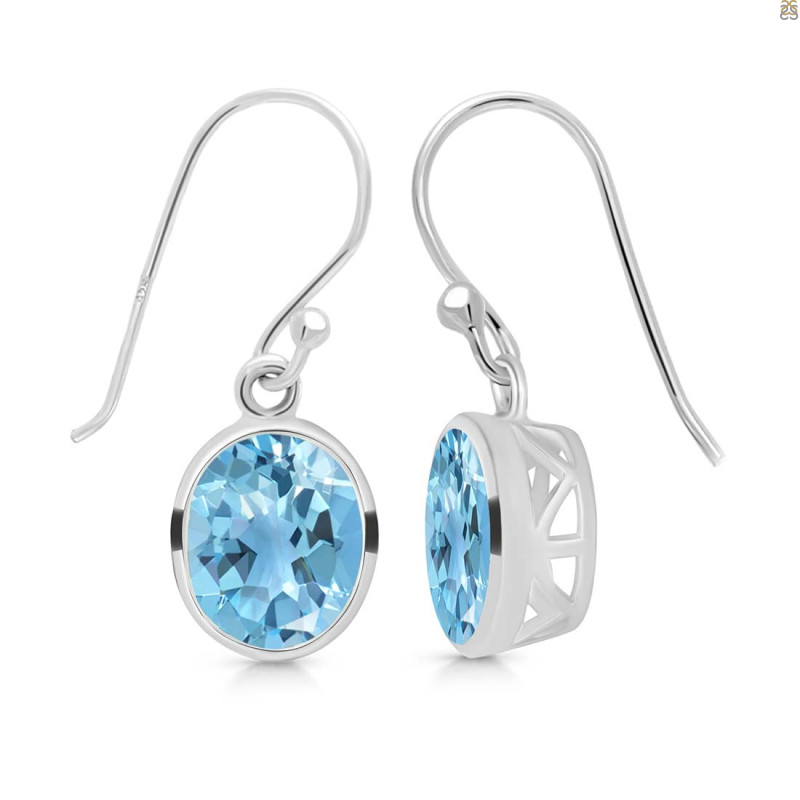 Blue Topaz Earring