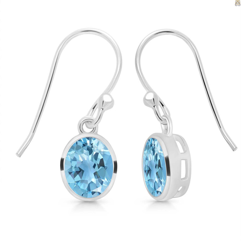 Blue Topaz Earring