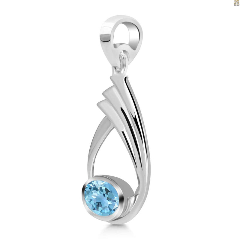 Blue Topaz Pendant