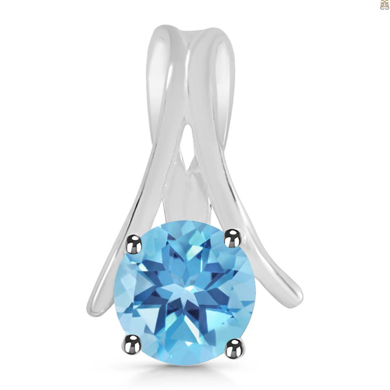 Blue Topaz Pendant