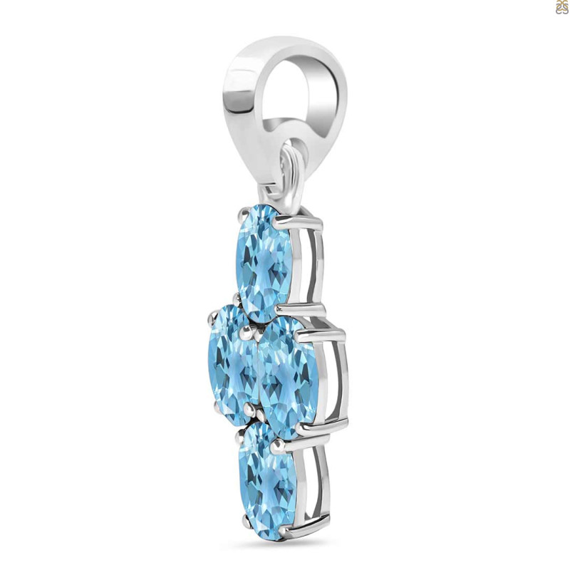 Blue Topaz Pendant