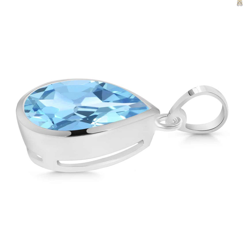 Blue Topaz Pendant