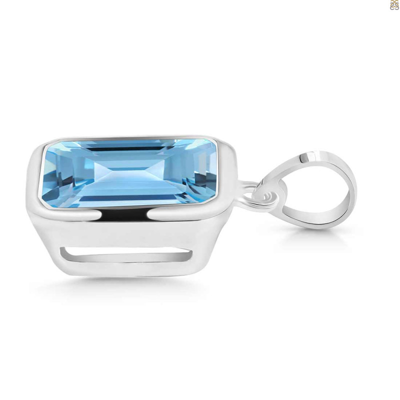 Blue Topaz Pendant