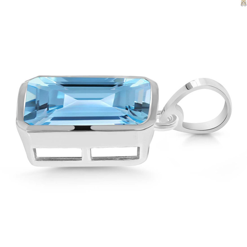 Blue Topaz Pendant
