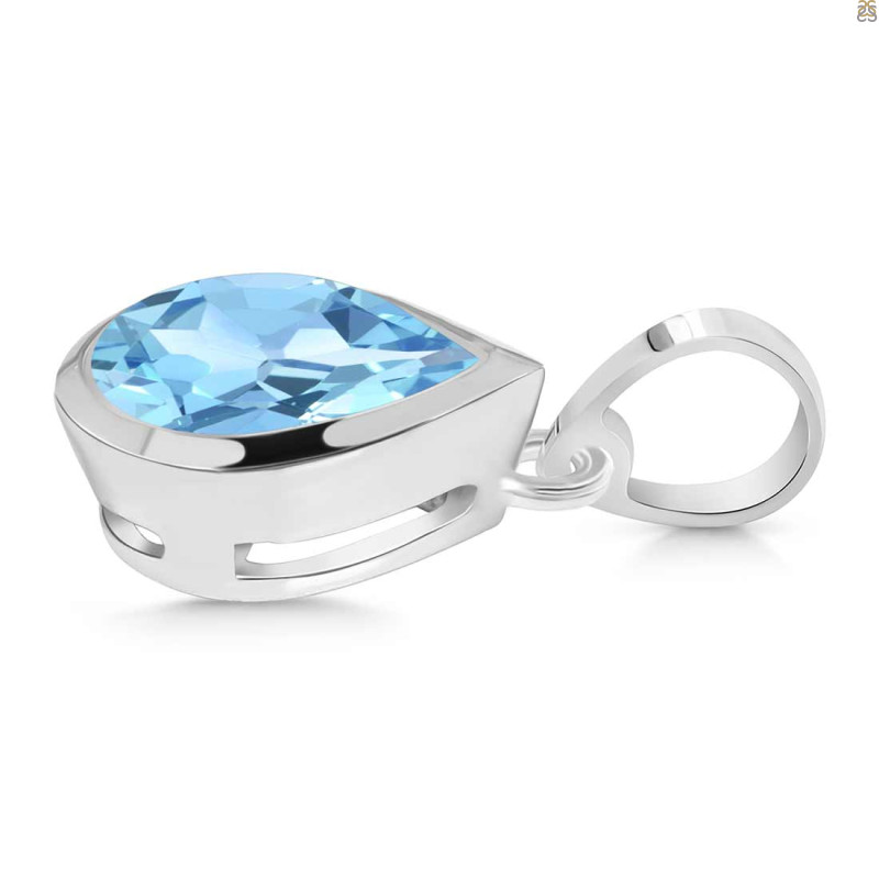 Blue Topaz Pendant