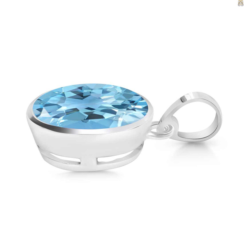 Blue Topaz Pendant