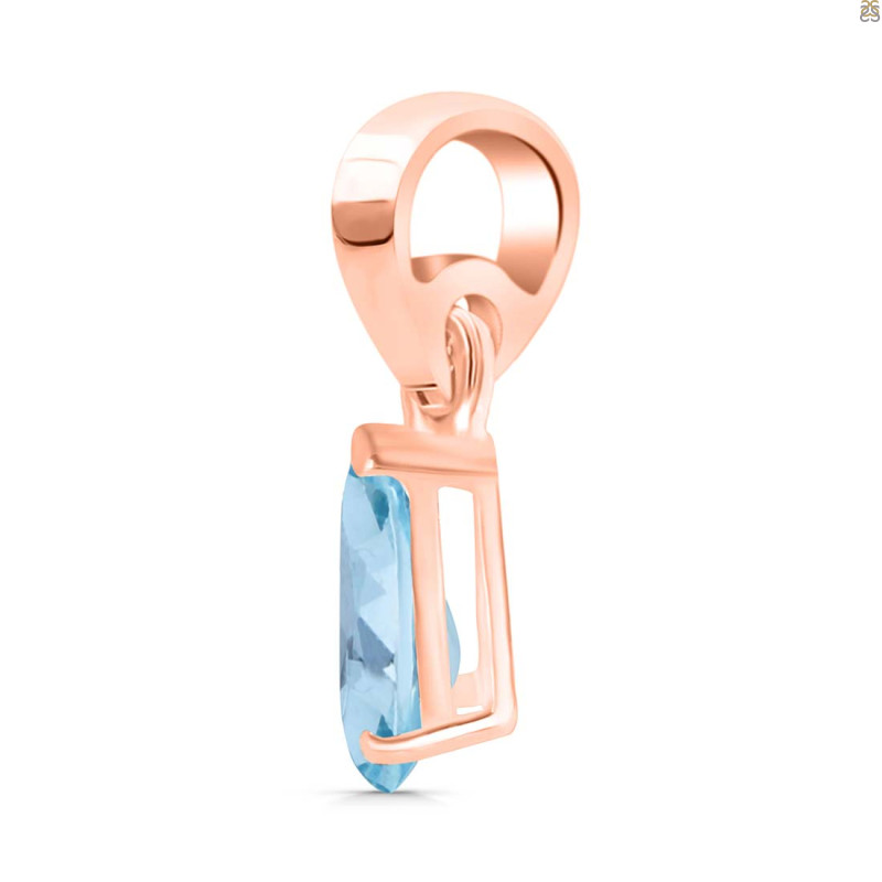 Blue Topaz Pendant BTZ-RDP-757.