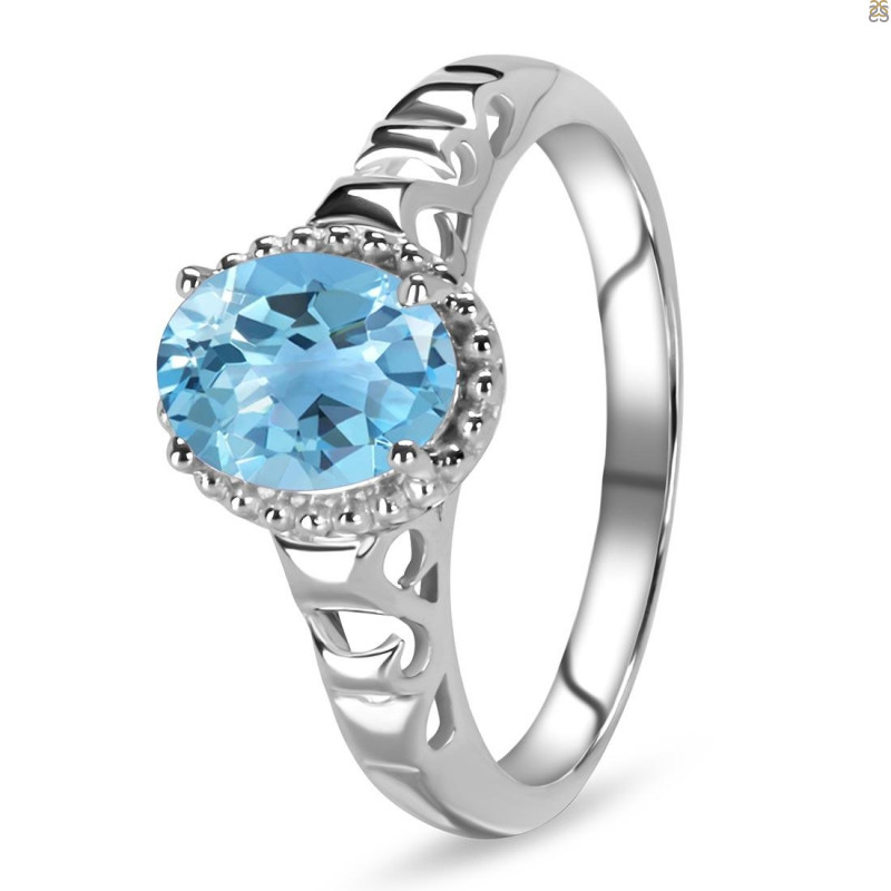 Blue Topaz Ring