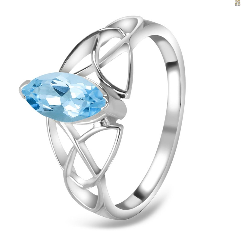 Blue Topaz Ring