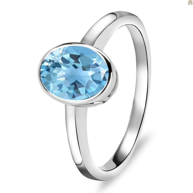 Blue Topaz Ring